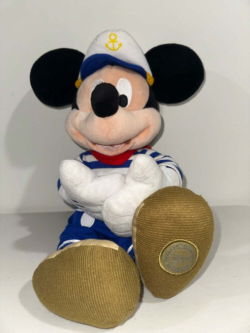 Disney Store Sailor Mickey Mouse Plush Doll